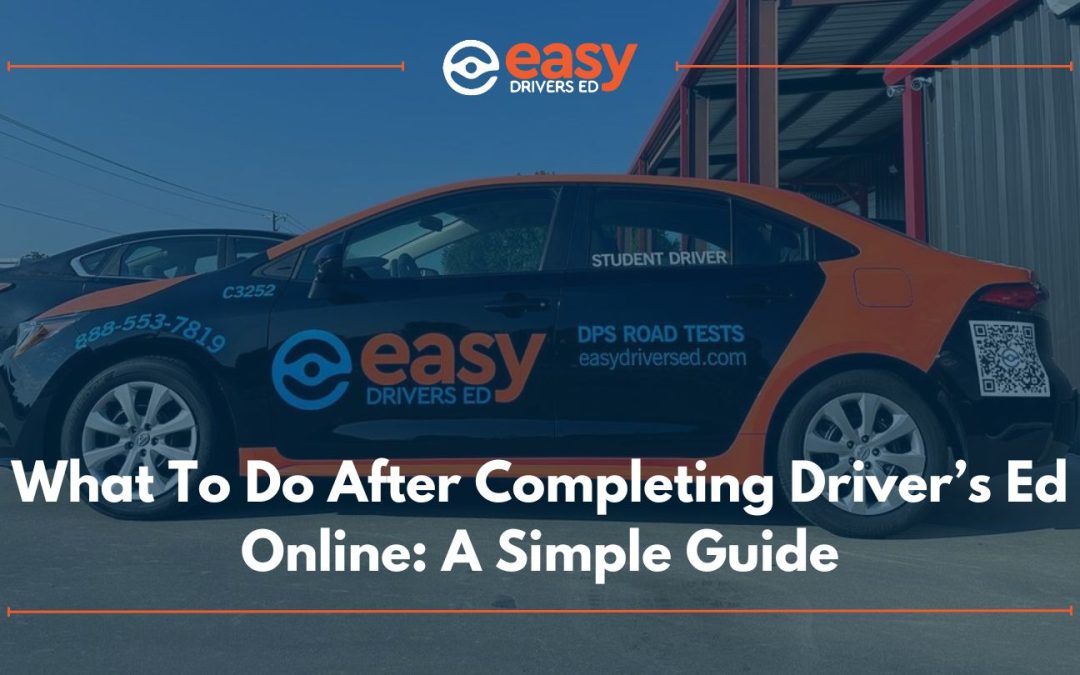 What To Do After Completing Driver’s Ed Online: A Simple Guide