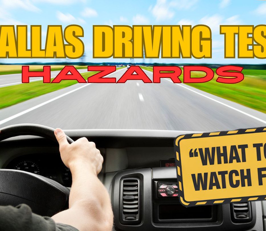 how to avoid common road hazards in dallas during your driving test