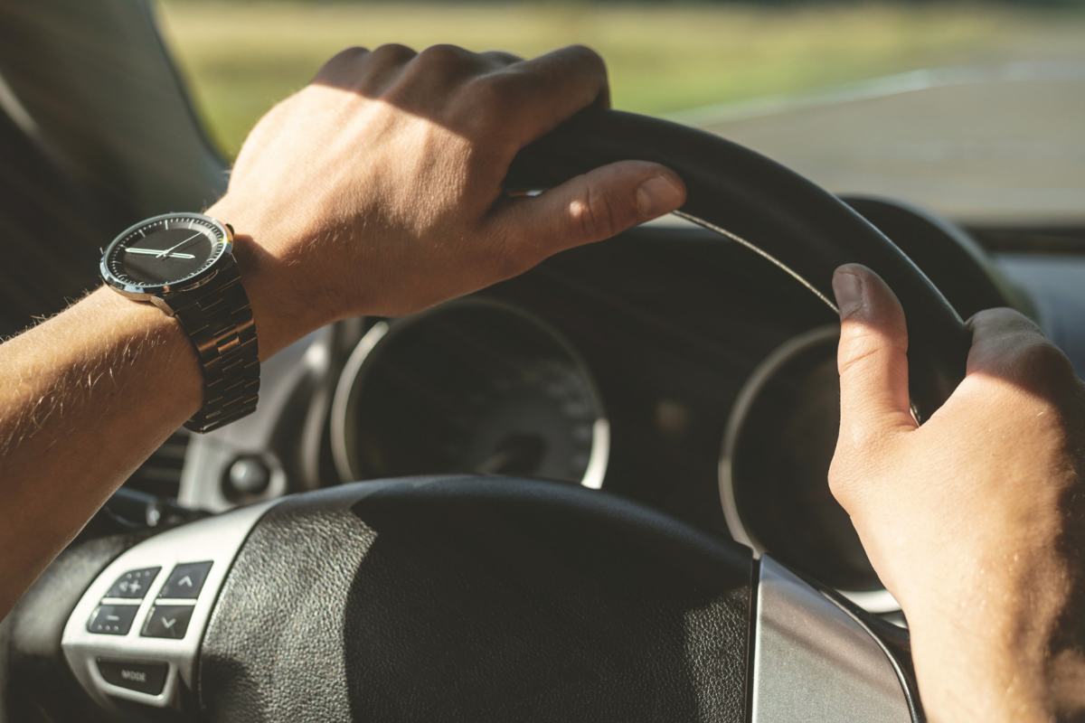 defensive driving test hands on wheel in temple texas